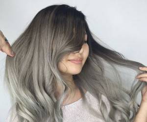 رنگ مو بلوند دودی ، رنگ مو دودی