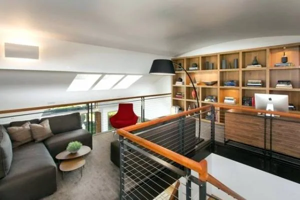 تبدیل اتاق زیر شیروانی به اتاق مطالعه اتاق مطالعه