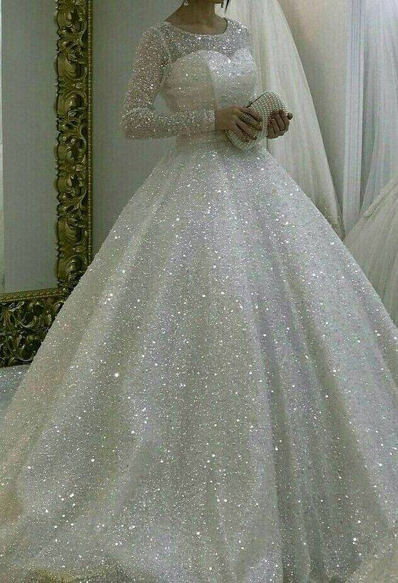 لباس عروس تمام شاین