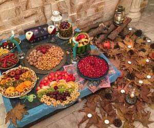 تزیین شب یلدا