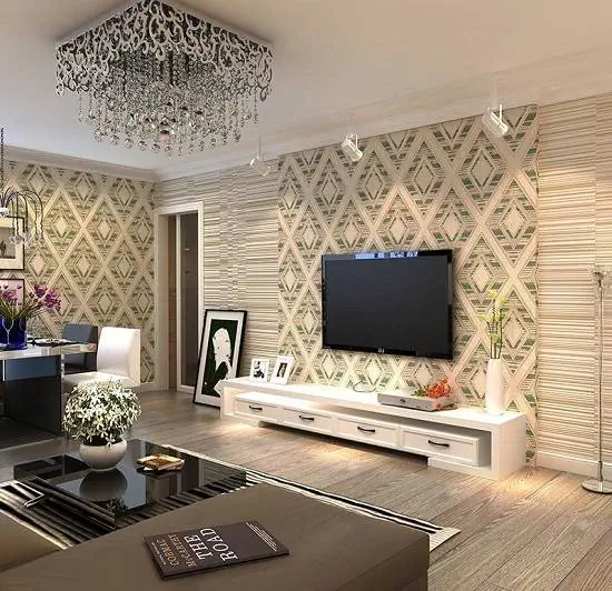 کاغذ دیواری برای خانه های کوچک طرح کاغذ دیواری
