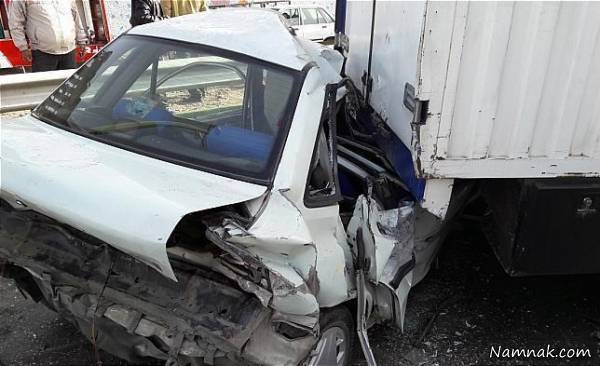 تصادف شش خودرو در تهران