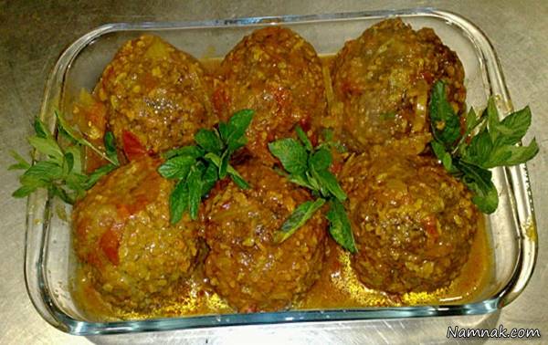 طرز تهیه کوفته هلوی شیرازی کوفته هلوی شیرازی