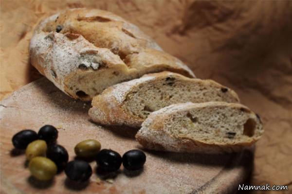نان زیتون یونانی