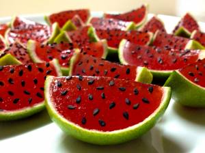 تزیین هندوانه ، عکس ژله هندوانه