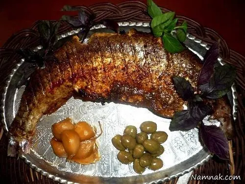 دستور تهیه ماهی شکم پر بدون فر ماهی شکم پر بدون فر