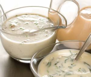 طرز تهیه سس پنیر ، سس پنیر فرانسوی