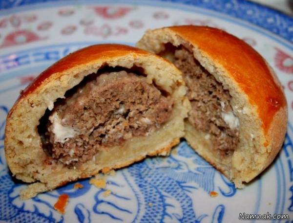 طرز تهیه نان پر شده با گوشت نان پر شده با گوشت