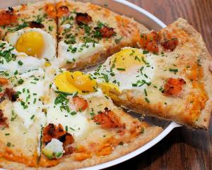 پیتزا صبحانه ، طرز تهیه پیتزا صبحانه
