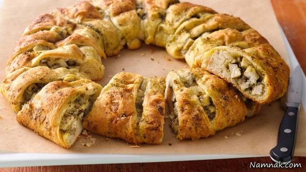 طرز تهیه نان شکم پر نان شکم پر