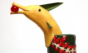 تزیین موز ، تزیین موز به شکل دلفین