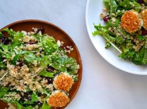 طرز تهیه سالاد کوینولا ، سالاد کوینولا با پنیر