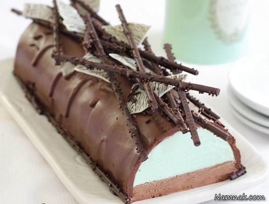 چیز کیک شکلاتی با طعم نعنا