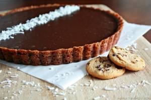 طرز تهیه تارت شکلات ، تارت شکلات نارگیل