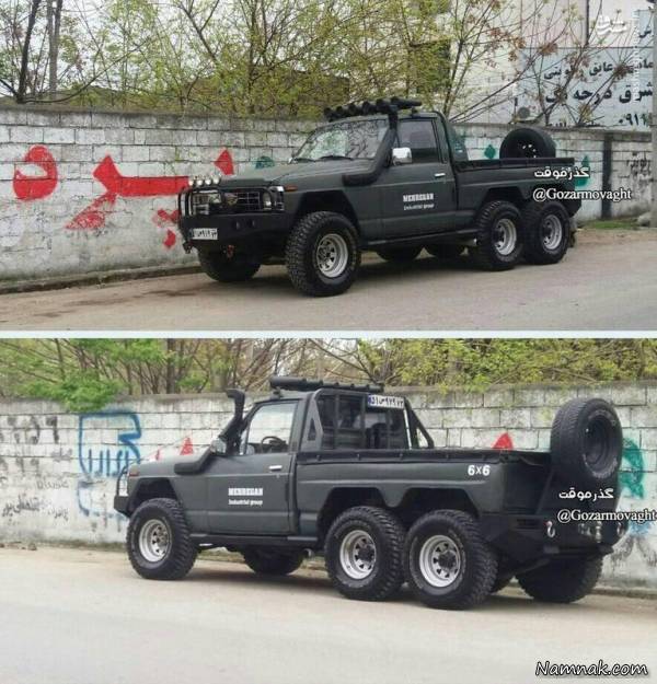 تصاویر پاترول 6 چرخ پاترول 6 چرخ