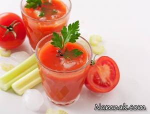 آب گوجه فرنگی ، خواص آب گوجه فرنگی برای پوست