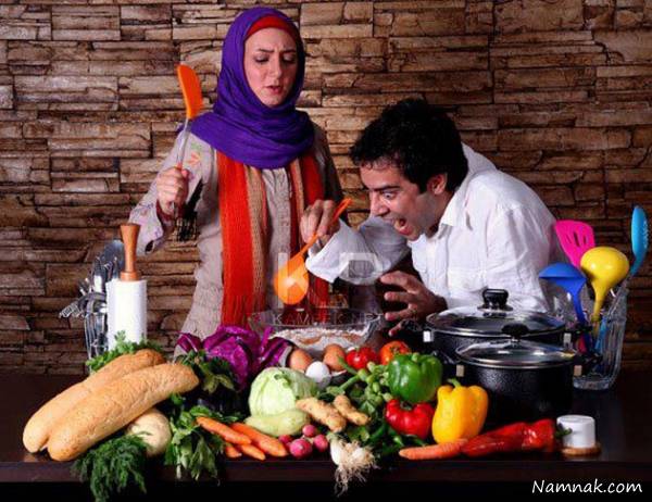 نیما فلاح و همسرش نیما فلاح