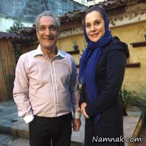 خشایار راد در کنار آرام جعفری خشایار راد
