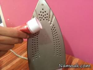 لکه اتو ، پاك كردن لكه اتو
