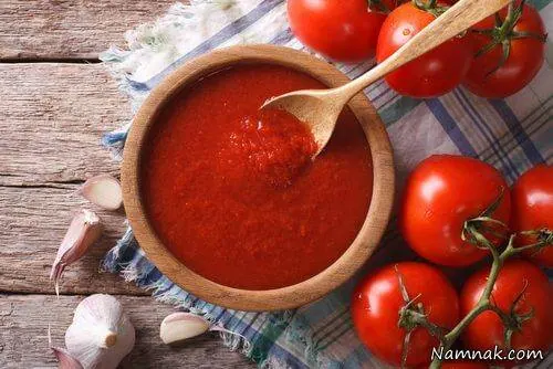 سس بسیار خوشمزه گوجه سس خانگی گوجه