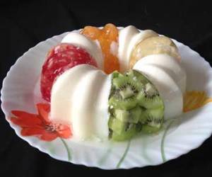 ژله ترکیبی با میوه