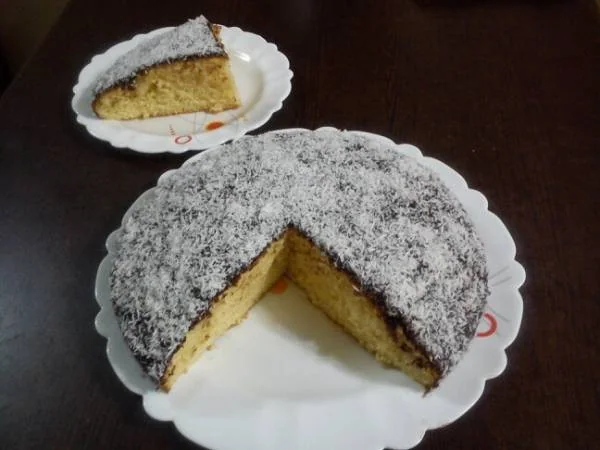 کیک لامینگتون استرالیایی پخت کیک لامینگتون