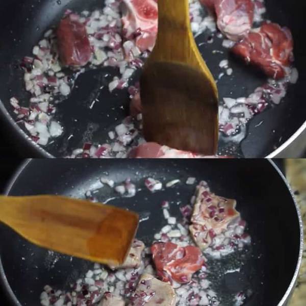 گوشت لوبیا پلو