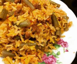 لوبیا پلو