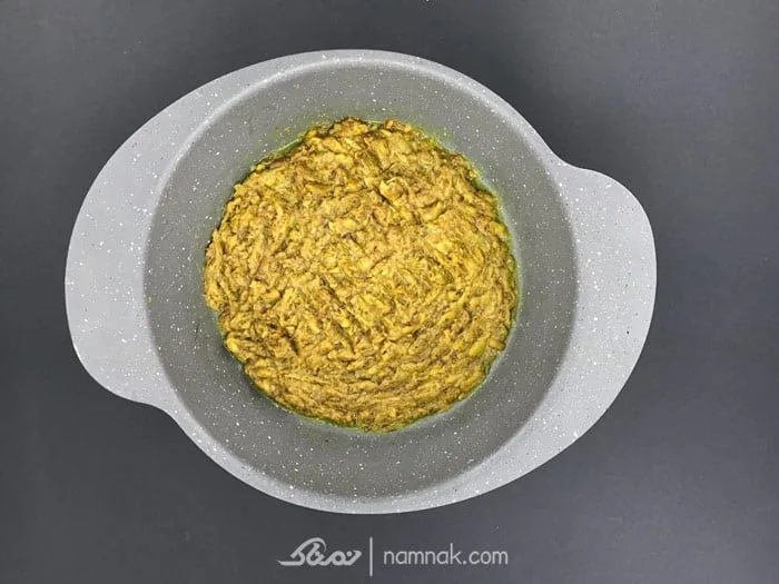 بادمجان له شده خانگی بادمجان له شده