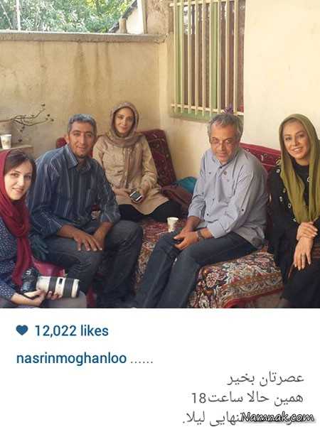 سرین مقانلو، محمدحسین لطیفی، مینا ساداتی ، بازیگران مشهور ایرانی ، چهره های مشهور در شبکه های اجتماعی