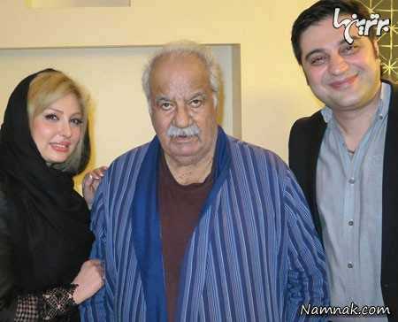 نیوشا ضیغمی و همسر محترم در کنار ناصر ملک مطیعی نیوشا ضیغمی و همسر محترم در کنار ناصر ملک مطیعی