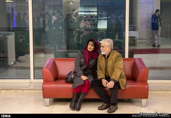 حسین پاکدل و همسرش عاطفه رضوی حسین پاکدل و همسرش عاطفه رضوی ، کتایون ریاحی ، جشنواره فیلم فجر 94