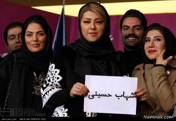 پریچهر قنبری همسر شهاب حسینی ، حاشیه های جشنواره فیلم فجر 94 ، ‌ همسر شهاب حسینی