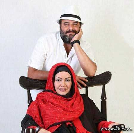 عکس هومن برق نورد و همسرش ، همسر هومن برق نورد ، بازیگر