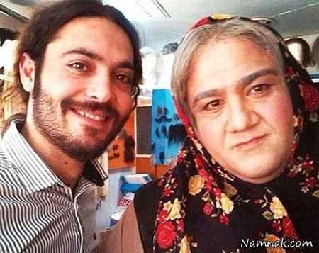 بازیگران ایرانی گریم متفاوت بازیگران ایرانی مهران غفوریان با روسری