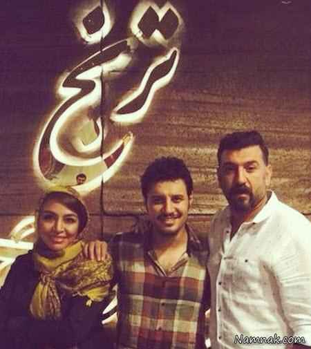 جواد عزتی و همسرش و علی انصاریان در هتل جواد عزتی