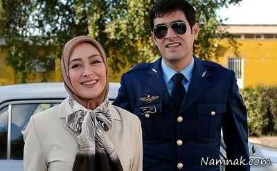 الهام حمیدی و شهاب حسینی در سریال شوق پرواز