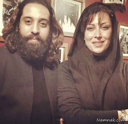 مهتاب کرامتی و روزبه نعمت الهی ، روناک یونسی و همسرش ، فیس بوک بازیگران