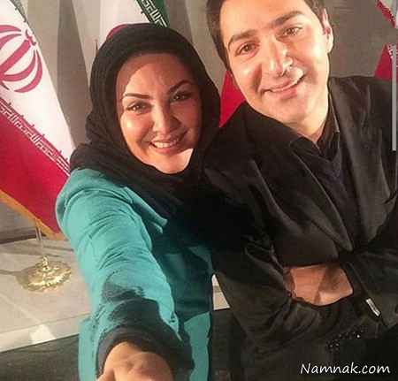 لاله اسکندری در کنار برادرش