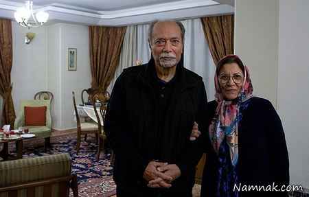 علی نصیریان و همسرش