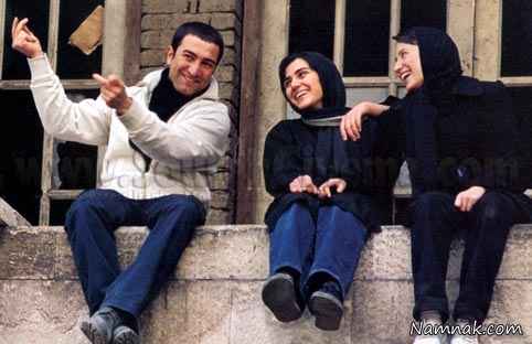 مجید صالحی در خوابگاه دختران مجید صالحی و باران کوثری و نگار جواهریان