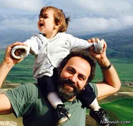 آرش مجیدی و دخترش شقایق فراهانی و پدرش یوسف تیموری و پسر دو رگه اش بهنوش بختیاری instagram