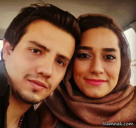 امیر کاظمی و همسرش