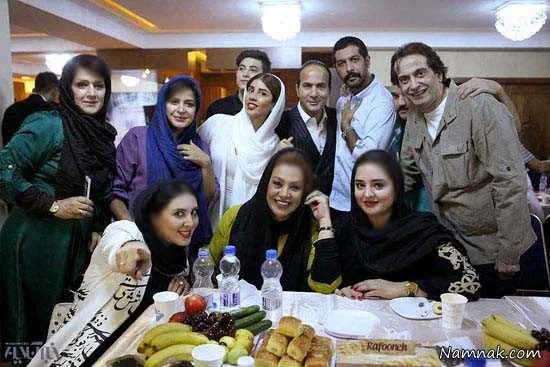 بازیگران زن در کنسرت خنده بازیگران در کنسرت خنده