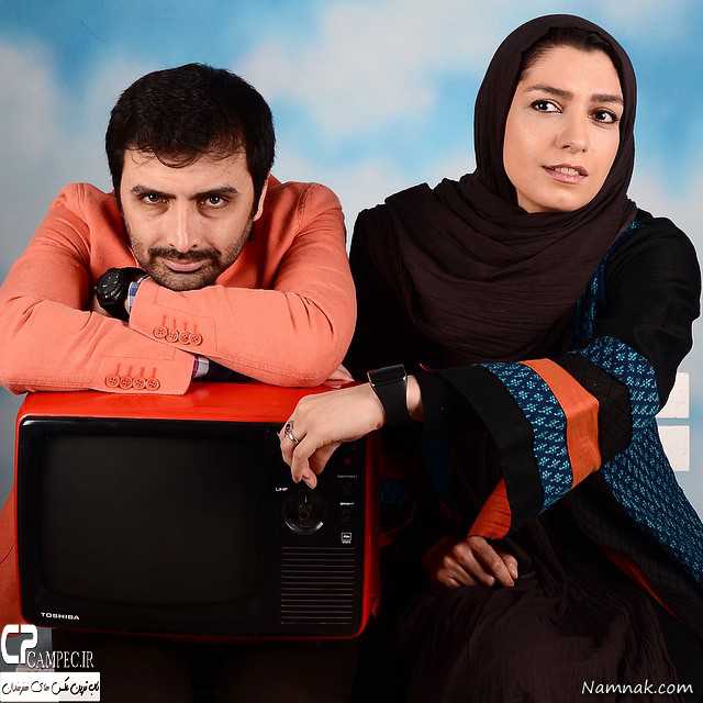 عکس بازیگران مشهور و همسرانشان ، عکس نسرین نصرتی و همسرش ، بهاره رهنما و همسرش