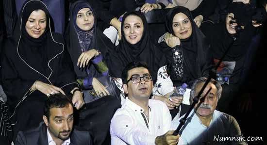 سلفی گرفتن فرزاد حسنی ، عکسهای جدید بازیگران زن ایرانی ، بازیگران ایرانی و همسرانشان