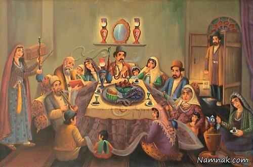 جشن شب یلدا در قدیم