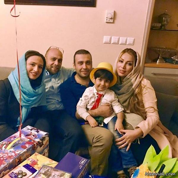گلاره عباسی و همسرش در جشن تولد پسر محسن چاوشی گلاره عباسی و همسرش به همراه محسن چاوشی و اسپاکو