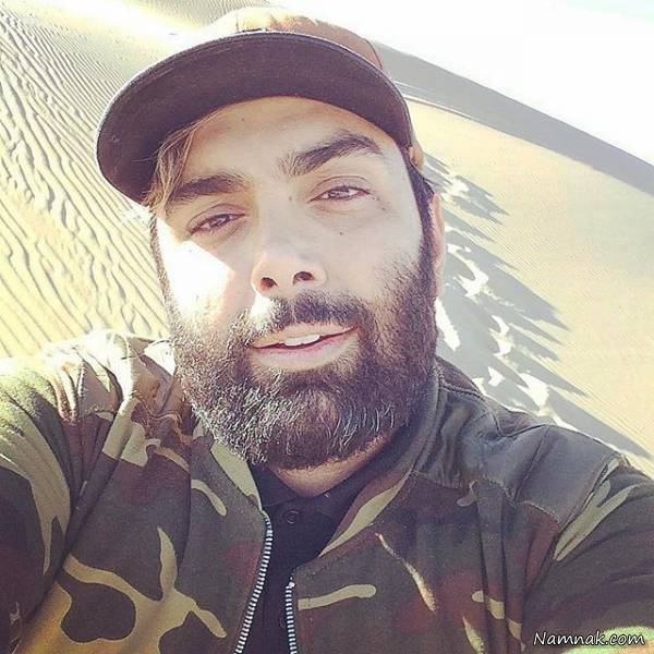 مسعود صادقلو در صحرا