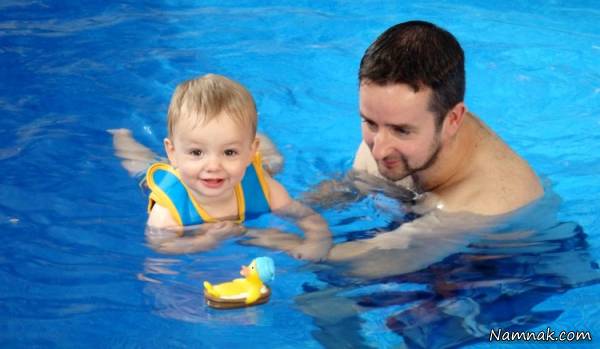  آموزش شنا به کودک